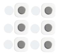 Generico Support de commande magnétique - Supports magnétiques Muraux Pour Télécommandes TV,Organisateur De Contrôleur Avec Prise De Charge Pour Chambre À Coucher Salon Mobile