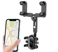 Generico Support de miroir de rétroview de voiture, support automatique à 360 ° Roue pour support anti-shake pour les enregistrements vidéo, enregistrements d'enregistrements