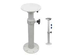 Generico Support de piédestal réglable pour table,outil compact rotatif et levage - base pied pour table,pour famille amis adultes hommes femmes rv nautique bateau yacht extérieur