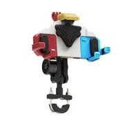 Generico Support de téléphone de moto,Support de téléphone de moto,Clip de support de guidon pivotant à 360 degrés - pour smartphone de 4,7-7 pouces, clip de scooter, pe