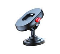 Generico Support de téléphone de voiture adapté au tableau de bord, installation rapide, pivotant à 360 °, à cliquet, autocollant