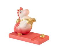 Genérico Support de téléphone en forme de cheval pour téléphone portable décoratif avec attraction de richesse, pour filles, femmes, maison, bureau, Noël, accessoires de coiffeuse