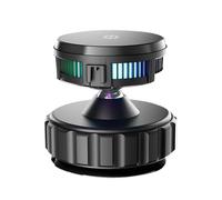 Genérico Support de téléphone magnétique pour voiture, ventouse sous vide avec poignée forte, magnétique pour téléphone avec lumière ambiante, accessoires pour voiture