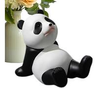Generico Support de téléphone Panda de bureau - Support de bureau mignon en forme de panda de dessin animé, robuste décoratif antidérapant pour appels vidéo, bureau, maison, rebord de fenêtre, m