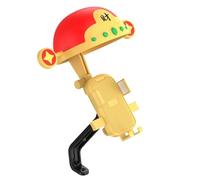 Genérico Support de téléphone portable pour moto - Support imperméable pour téléphone avec guidon | Clip de montage de téléphone réglable avec chapeau, pare-soleil, housse de pluie pour scooter