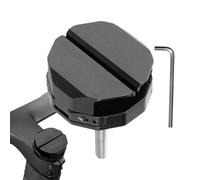 Generico Support de téléphone pour vélo - d'aluminium 4,5 x 4,5 cm | Support de téléphone portable invisible rotatif à 360° pour navigation de guidon, enregistrement vidéo, montagne, route
