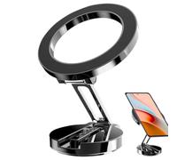 Genérico Support magnétique pour téléphone portable | Pivotant, pliable et réglable à 360 degrés, support pour téléphone portable, voiture | Camion de livraison, taxi, enregistrement vidéo GPS