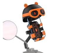 Genérico Support mobile pour vélo | Amortissement sur guidon et anti-rayures, support mobile avec pare- , utilisation sur route, tourisme urbain, montagne, déplacements, voyages et