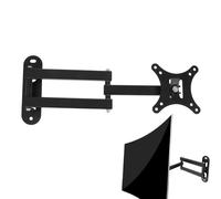 Generico Support mural pour télévision - en acier inoxydable résistant avec pivot | Crochet TV sécurisé pour salon, magasin, bureau, salle de t applications d'affichage commerciales