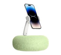 Genérico Support oreiller pour tablette | Coussin réglable et pliable - Support pour téléphone avec oreiller en peluche, rotation à 360° et amovible | pour lit, portable, lecture, canapé, bureau et