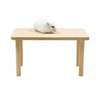 Generico Support pour cage à hamster - en bois pour petits animaux | Support d'escalade en bois pour souris - pour chinchilla degu lapins hollandais furets bouclés souris perroquets écureuils