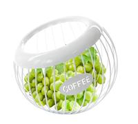 Genérico Support pour capsules de café - Porte-tasses métallique de grande capacité | Bol de rangement pour capsules, snacks, fruits et bonbons | Station de café cuisine, bureau et salon
