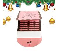 Genérico Support pour cartes de Noël fait à la main, livre décoratif amovible, présentoir de cartes en cascade | Pour adultes, célébrations, Noël, anniversaires, fêtes scolaires, réunions
