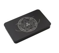 Genérico Support pour cartes de tarot | Étui organisateur de cartes de tarot en fer, accessoire de jeux, protecteur léger pour l'école, les voyages, l'intérieur, l'extérieur et les réunions de famille