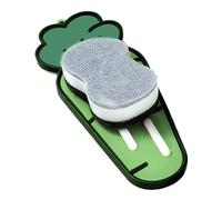 Generico Support pour couvercle de poêle - En forme de carotte, tapis de spatule antidérapant, tapis de séchage | Organisateur de cuisine multifonctionnel pour stocker, sécher, c