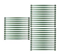 Generico Support pour de 36 pièces de tiges et connecteurs Extensibles pour grimpantes, Cage pour poivrons, Fraises, UVA, concombres, Haricots, Pois et légumes
