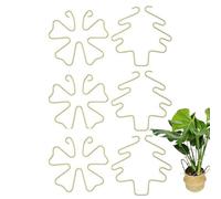 Genérico Support pour Monstera | 6 pièces métalliques réutilisables inoxydables - Tuteur pour et tiges de Fleurs | pour en Pot, Fleurs, intérieur, extérieur, Maison, Balcon,