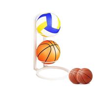 Genérico Support pour rangement de balles, étagère de basket-ball, étagère organisateur de volleyball en fonte - Organisateur de balles multicouche, étagère à boules pour chambre à coucher, S