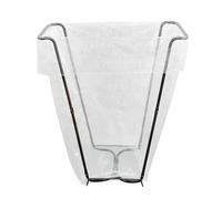 Genérico Support pour sacs poubelle - Cadre de soutien pour feuilles extérieures | Support de sac | Structure en fer robuste, pliable, organisateur de déchets de jardin stable