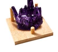 Genérico Support présentoir pour cristaux - Petit support décoratif naturel stable pour cristaux et minéraux - Pour agate, fossile, maison, bureau, magasin et musée