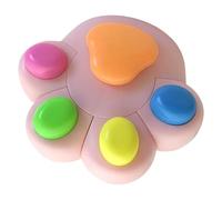 Generico Surligneurs en forme de chat, papeterie mignonne sur le thème du félin, surligneurs pour l'école et le bureau, pour femmes, filles, garçons, étude, travail, scrapbooking, notes