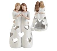 Genérico Sœurs Statues Statue à collectionner Souvenir Maison Table | Figurine d'amitié pour bureau pour célébration anniversaire amis fraternité amour union table maison décoration réunion
