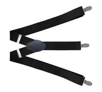 Genérico Suspensions à trois clips pour homme - 115 x 3,5 cm - Confortables et réglables - Largeur : 4,5 cm