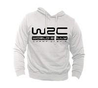 Generico - Sweat à capuche WRC - championnat Rally, unisexe, adulte, noir, M