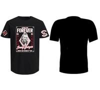 Generico T-Shirt Homme Noir Face Sonny Barger Support 81 Italy Cuneo, Noir , Medium