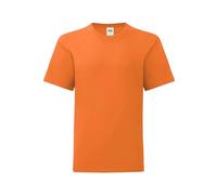 Generico T-Shirt Kids Iconic 150 T - T-Shirt Enfant Manches Courtes Coton 100% - Taglie da 3 Anni fino a 15 Anni - 1 T-Shirt Mod. FRU 61-023-0, Orange, 140 cm
