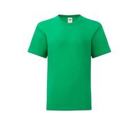 Generico T-Shirt Kids Iconic 150 T - T-Shirt Enfant Manches Courtes Coton 100% - Taglie da 3 Anni fino a 15 Anni - 1 T-Shirt Mod. FRU 61-023-0, Verde Gazon 104 cm