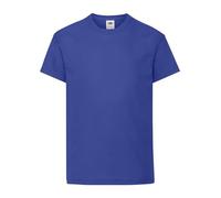Generico T-Shirt Kids Original T - T-Shirt pour Enfant à Manches Courtes 100% Coton - Taglie da 1 Anno fino a 15 Anni - 1 t-Shirt Mod. FRU 61-019-0, Bleu Royal, 152 cm