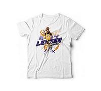 Generico T-Shirt Lebron James 23 Finals Play off Champions de Basketball NBA Basketball, Blanc, Small