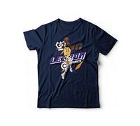 Generico T-Shirt Lebron James 23 Finals Play off Champions de Basketball NBA Basketball, bleu marine, Large