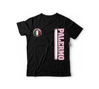 Generico T-shirt Palermo Sport Football - T-Shirt supporters Ultras Palermo Différentes couleurs tailles de S à XXL, Noir , Medium