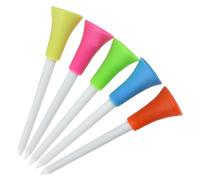 Generico T-shirts de Golf - Té de Golf Indoor - T-shirts de Colorés pour Intérieur Coiffure en Caoutchouc Souple Design Grande Tête Surdimensionnée - Pour Indoor, Amateurs de g