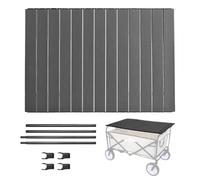 Genérico Table de chariot | Plateau pliable résistant pour table de chariot de jardin - Accessoire portable pour camping et pique-nique barbecue repas en plein air