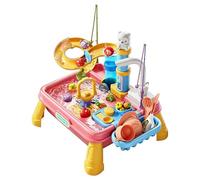 Generico Table d'eau d'extérieur | Activités sensorielles de cour avec pompe - Table de sable et d'eau, pour et filles 4-8 ans, pour école, jardin d' , cour, plage, jardin