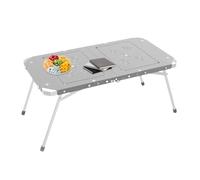 Genérico Table pliante avec plateau, légère et multifonctionnelle pour pique-nique et extérieur - Petite table de camping | pour réunions de famille et entre amis, jardin, sport, maison, patio,