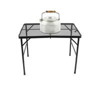 Genérico Table pliante compacte pour l'extérieur : table de plage pliable fabriquée en aluminium | de camping portable, activités de plein air fabriquées en alliage d'aluminium ou