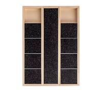 Genérico Tableau à rayures pour chien - Scratch de l'ongle de chiots | Tableau griffé pour chiens, jouet de clé à ongles de chiot avec boîte à golos