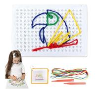 Genérico Tableau d'enfilage pour - Jeux de motricité colorés, créative Motif Art Tableau d'apprentissage | Conception de Dessins animés activité de Formes Artisanales