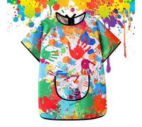 Genérico Tablier de peinture pour , blouse d'art pour , tablier imperméable pour travaux manuels 3-12 ans filles cuisine école jardin, Grand, Consulte la descripción