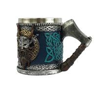 Generico Tagina de bière rétro - à boire en acier inoxydable gothique, thé au café multifonctionnel | Conception de voyage vintage, tankard d'inspiration médiévale, support de boisson réutilisable