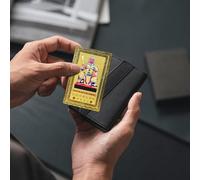 Generico Tai Sui Card - Copper, 3,15 x 1,97 in Wealth Blessing Charm Auspicious Design | Gold-Plated Year Of The Horse Spiritual Protection, Wallet Card For Wallet Decor, Meditation