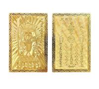 Genérico Tai Sui Card - En d'aluminium et de magnésium, 4,5 x 6,3 cm (1,57 x 2,36 pouces) Pendentif en forme de cheval | Carte de vœux portable | Tai Sui Charm pour la maison, le bureau, la