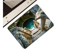 Genérico Tapis 3D effet optique | Moquette velours doux antidérapant | Tapis 3D qui ressemble à un trou - pour chambre, salon, salle de bain, cuisine, entrée, intérieur, extérieur et bureau