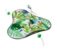 Genérico Tapis d'activité pour chats | Jouets roulants interactifs 2 en 1 rechargeables | Jouet automatique pour animaux de compagnie, jeux d'intérieur, entraînement mental et simulation de chasse