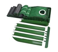 Generico Tapis de golf - Putting Green portable pour la maison | Guide d'alignement de surface d'entraînement, tapis de pratique en velours, retour automatique de la balle, base antidérapante