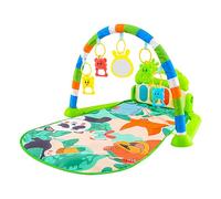Generico Tapis de jeu 3-12 75 x 58 x 40 cm | Centre d'activités musicales avec 5 jouets sensoriels suspendus cadeau naissance fille développement cognitif tapis, vert, riferimento alla